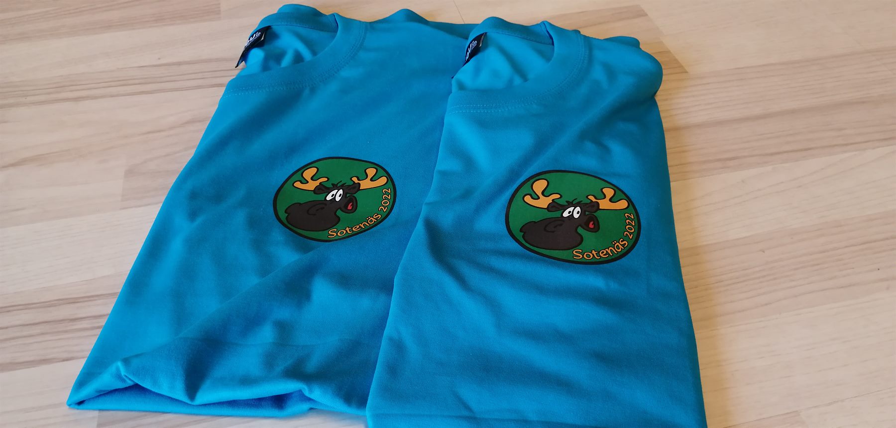 Trykte t-shirts med logo for Sotenas 2022